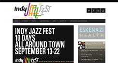 Desktop Screenshot of indyjazzfest.net